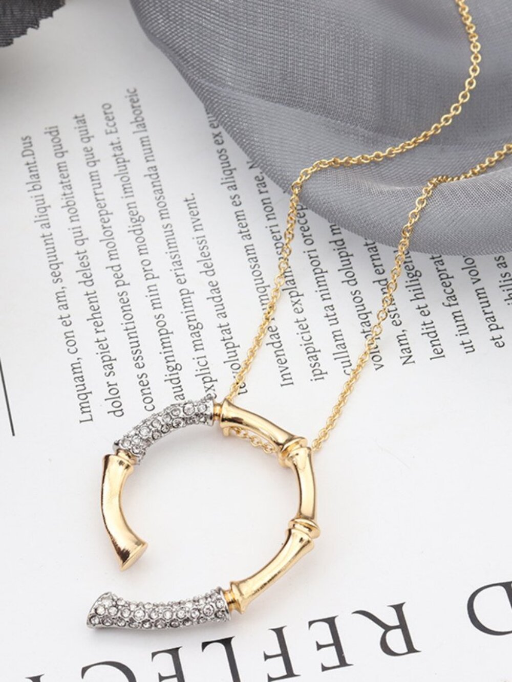 Alexis Bittar Bamboo Necklace - Picture 2 of 5